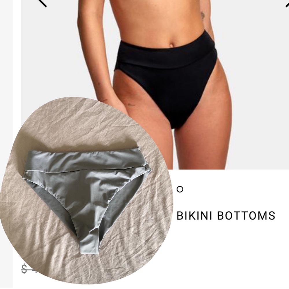 RVCA High Rise Cheeky Bikini BNWT